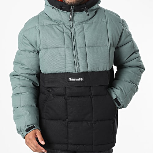 Doudoune Capuche Puffer A5VCH Vert Noir