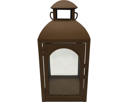Lantaarn Lafiora metaal 14 x 14 x 30 cm roest
