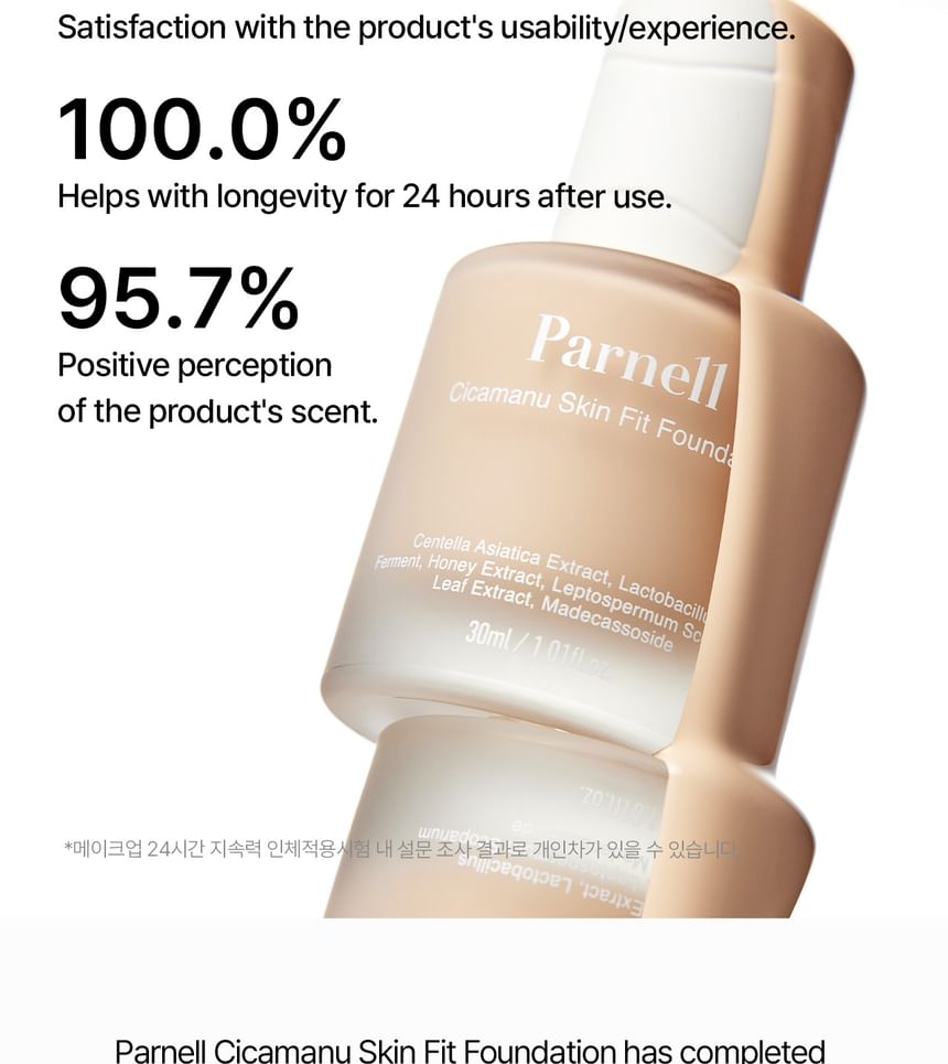 Parnell - Cicamanu Skin Fit Foundation - 3 kleuren