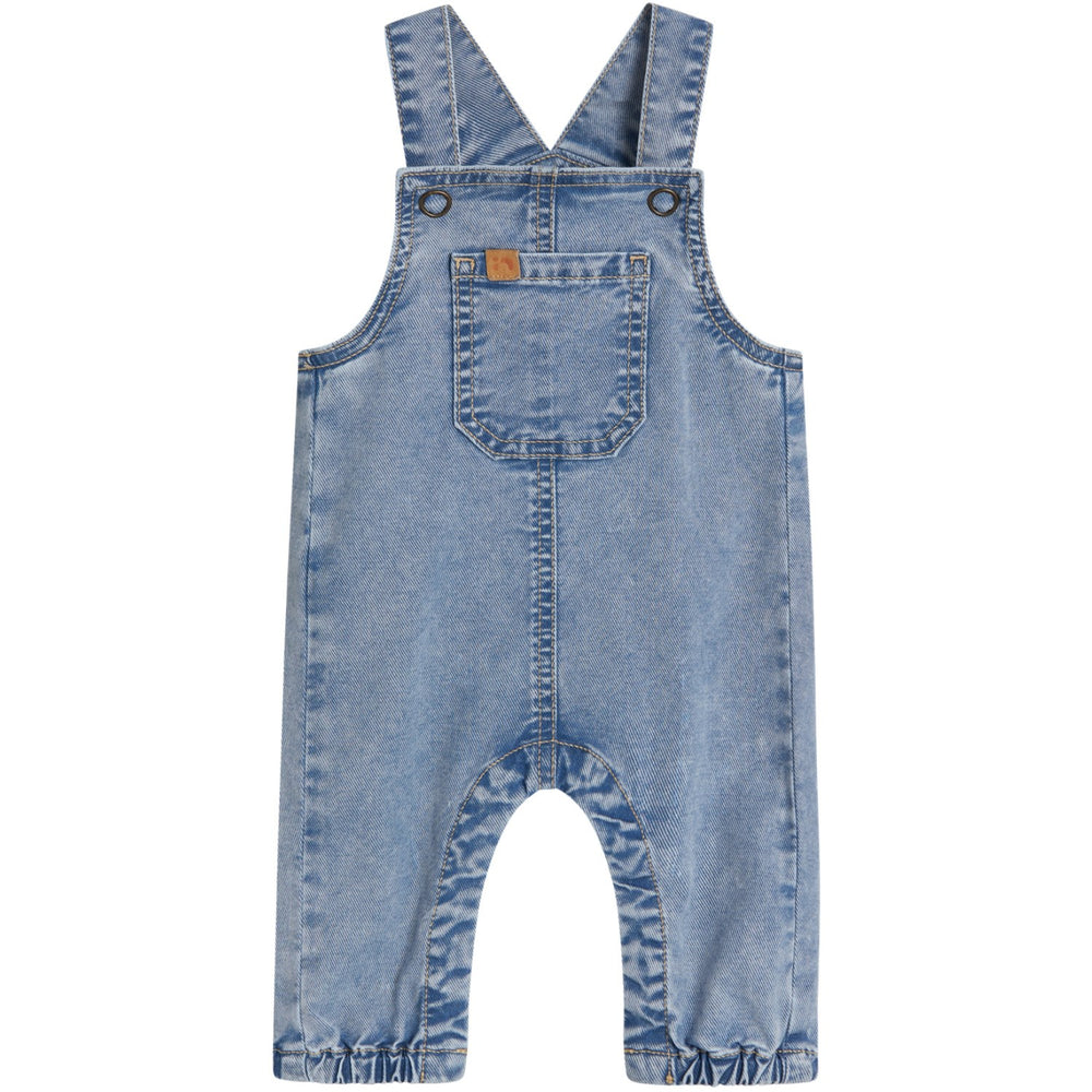 Køb Name It Medium Blue Denim Alvin Baggy Denim Overall
