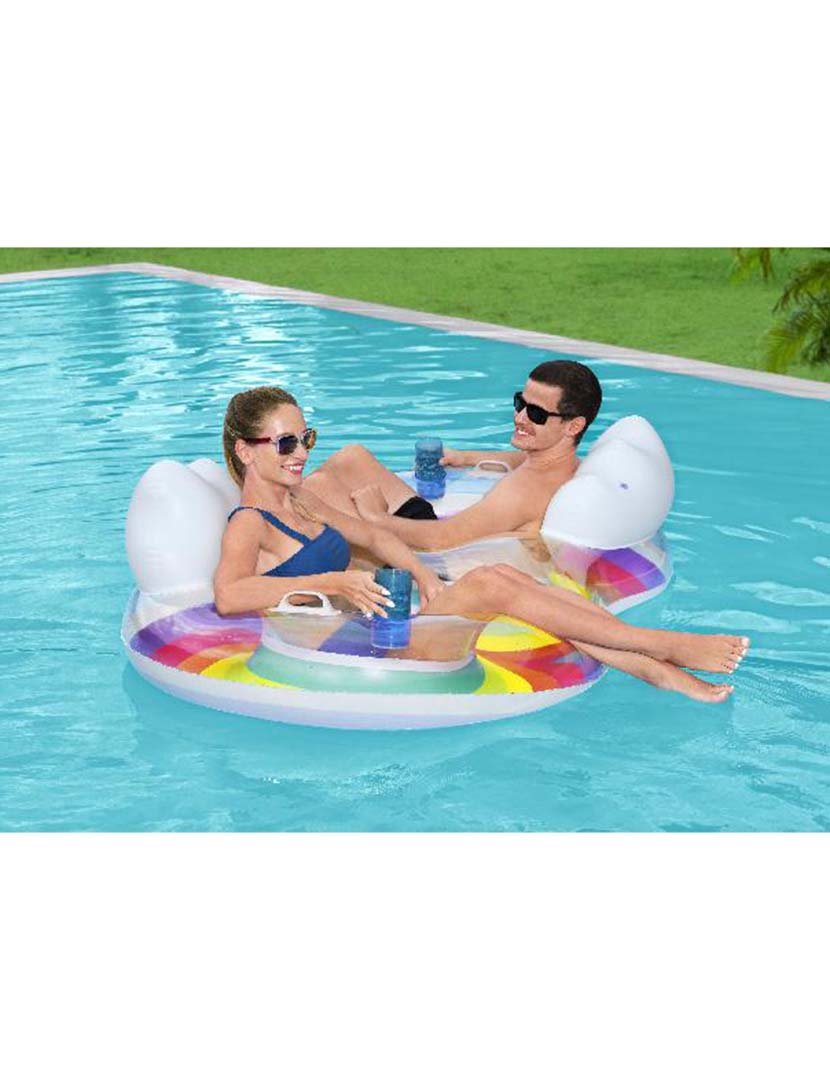 Rainbow Dreams Double Air Bed