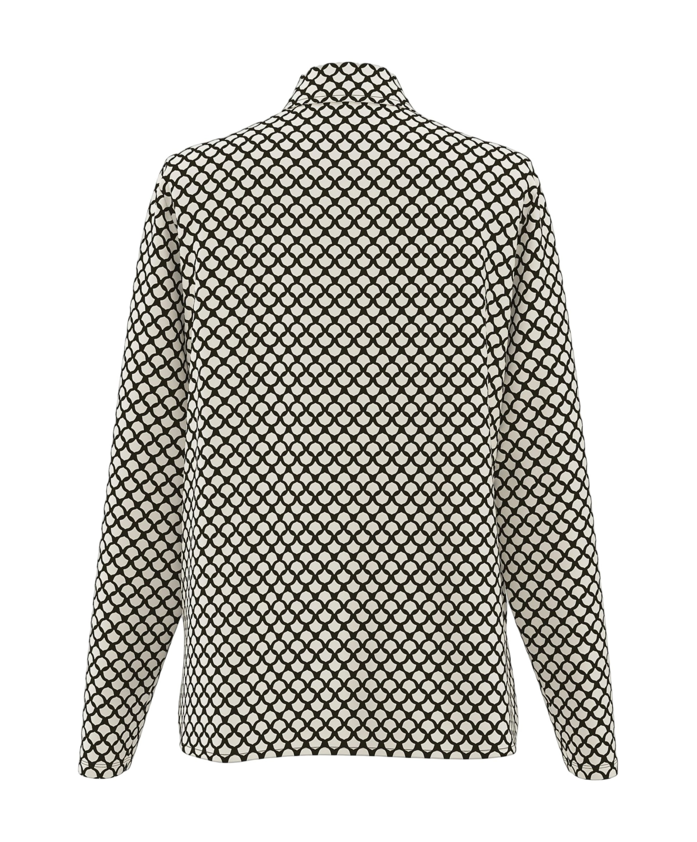 Frank Walder Dames blouse bruin