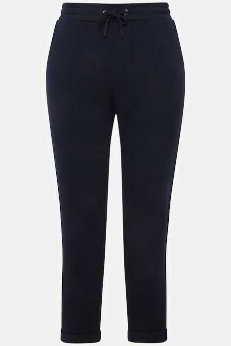 Sweathose, Glitzer-Zierband, Elastikbund, Jogginghose