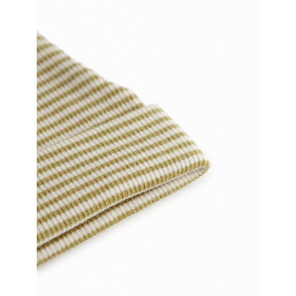 Køb MarMar Newborn Modal Fine Rib Olive Stripe Aiko Hue