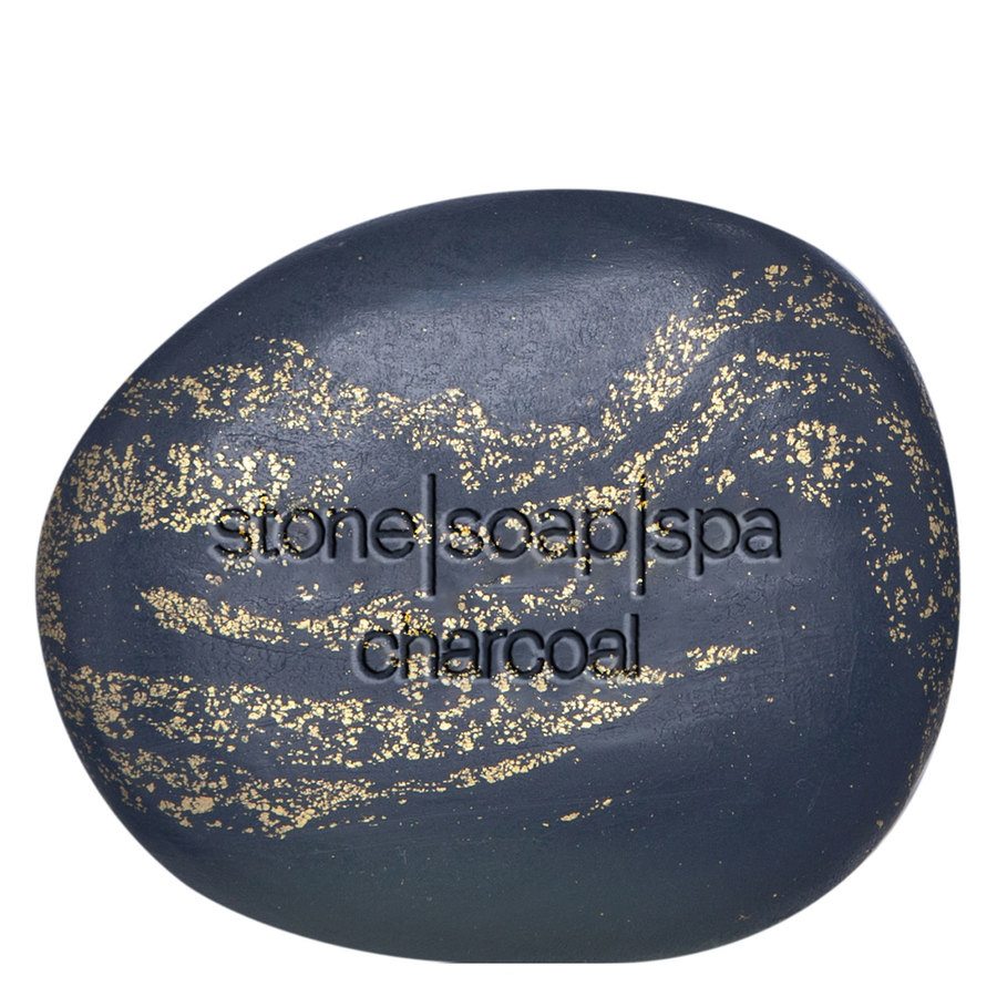 Stone Soap Spa Stone Soap Charcoal Goldleaf 120g