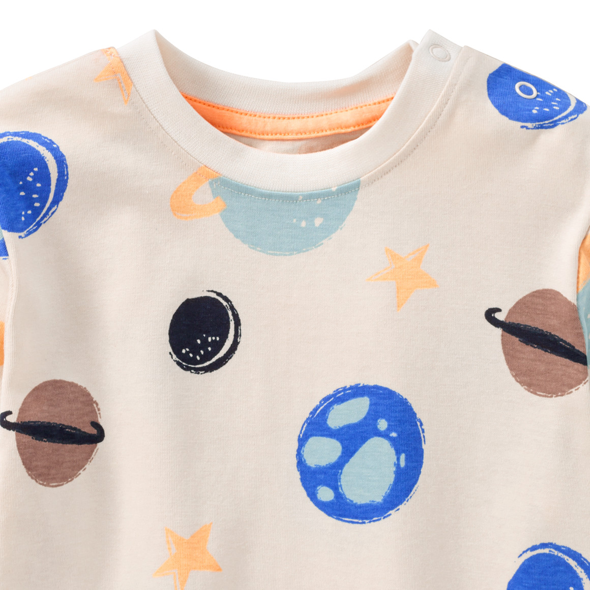 Topomini 2 Baby Langarmshirts im Set creme / salbei