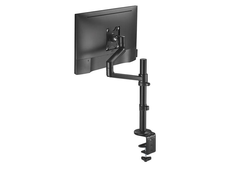 NEOMOUNTS Tischhalterung DS60-425BL1 bis 8 kg – Schwarz Full-Motion-Tischhalterung für 17-27