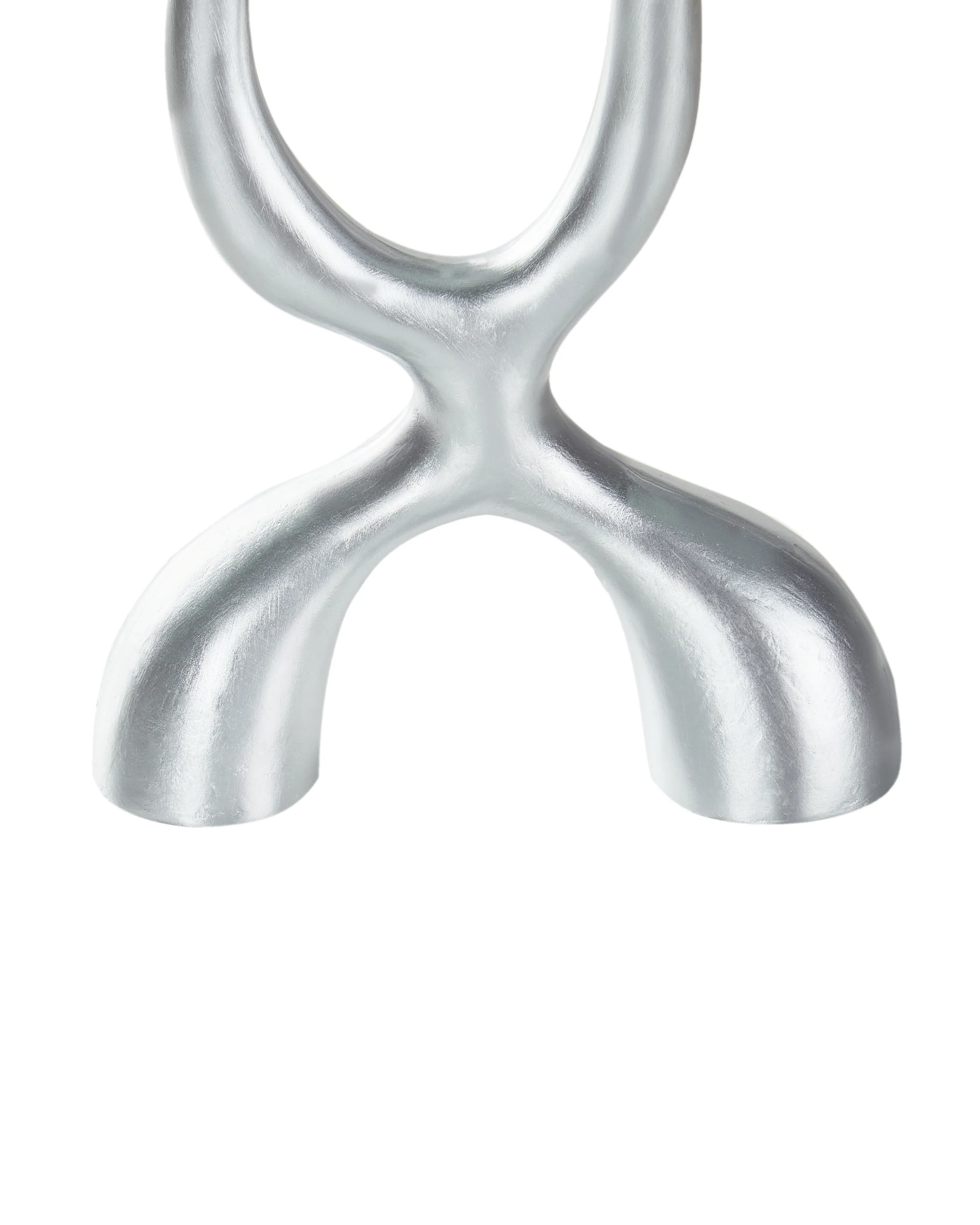 Kaarshouder FAMOES Metaal 41 cm Zilver