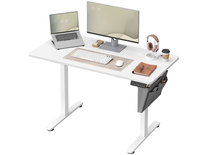 Songmics Stehtisch 120 x 60 cm, höhenverstellbar Bürotisch