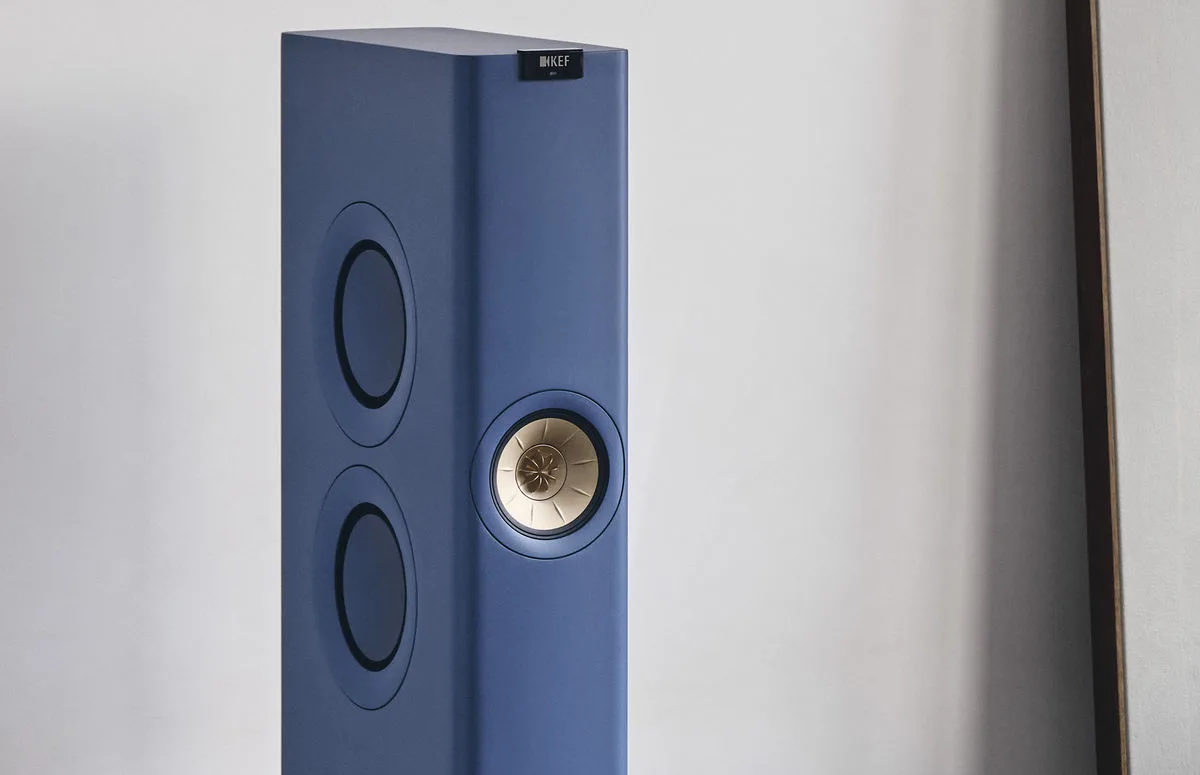 KEF LS60 Wireless Bleu royal Enceintes sans fil hi-fi