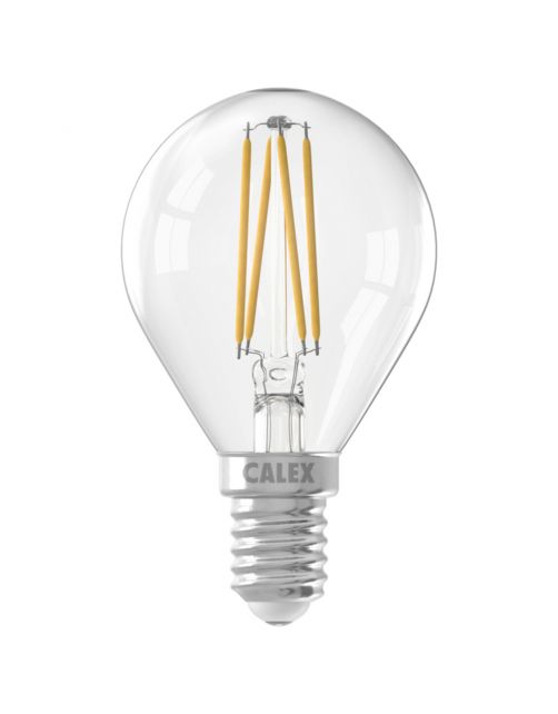 Calex Led Kogel Helder Straight Filament E14 4.5w 470lm - Lichtbron -