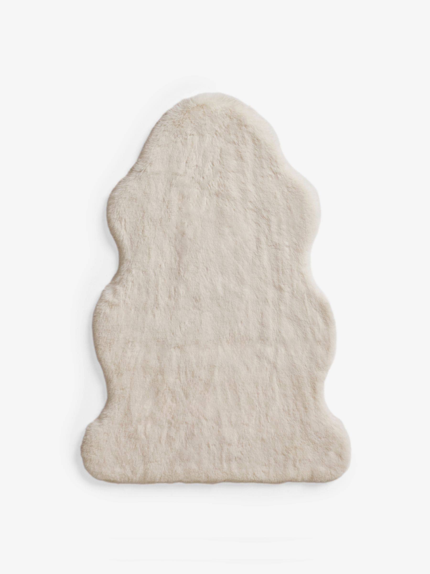 Pluche vloerkleed van imitatiebont