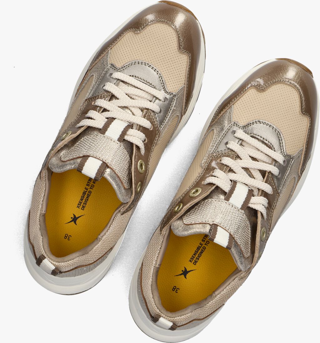 taupe xsensible lage sneakers milau