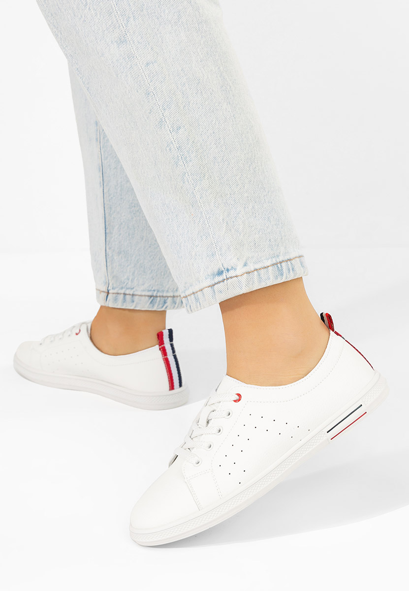 Baskets pour femme blancs Melonia