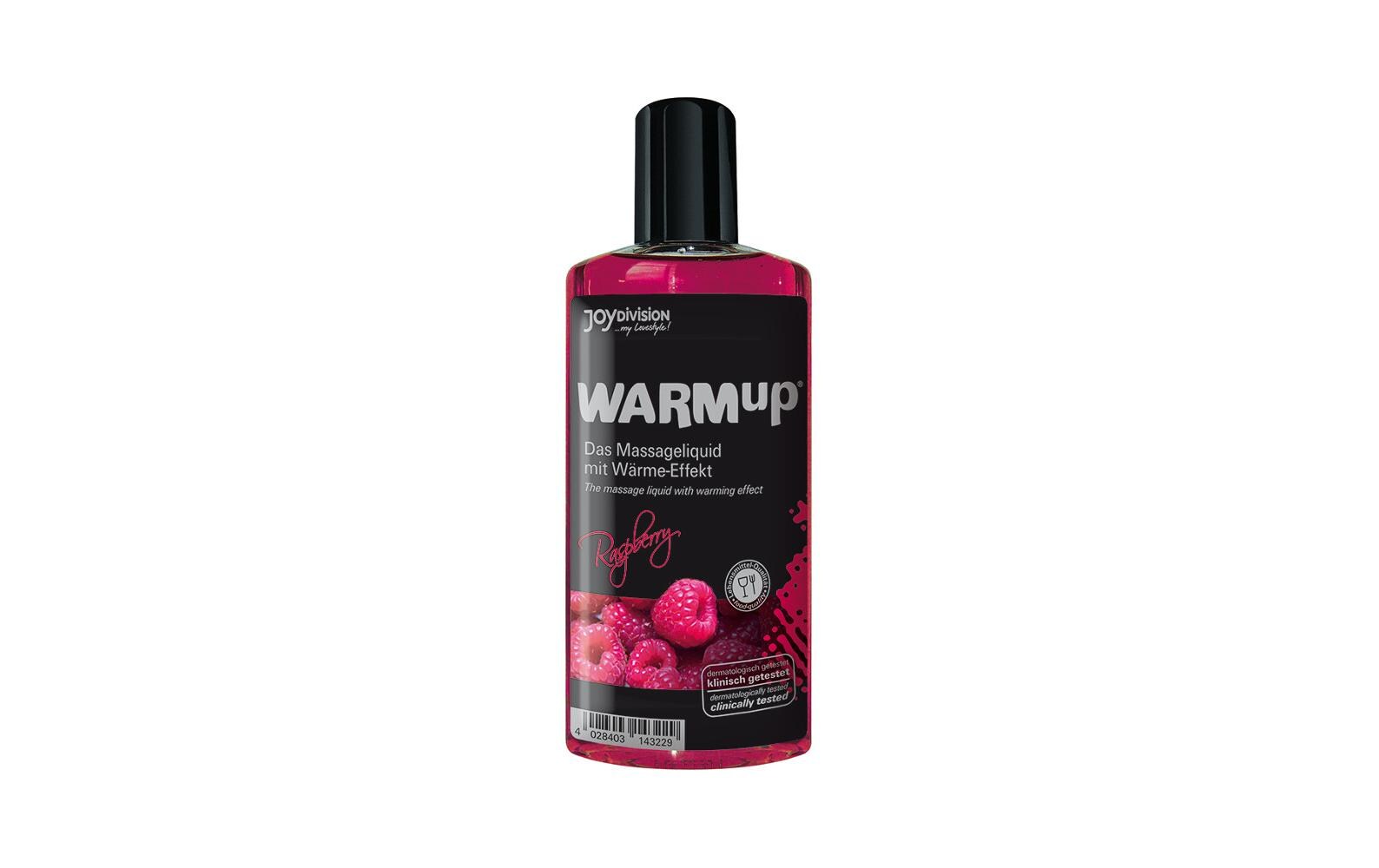 Massageöl Warmup Himbeere 150 mlMassageöl mit Himbeer Geschmack