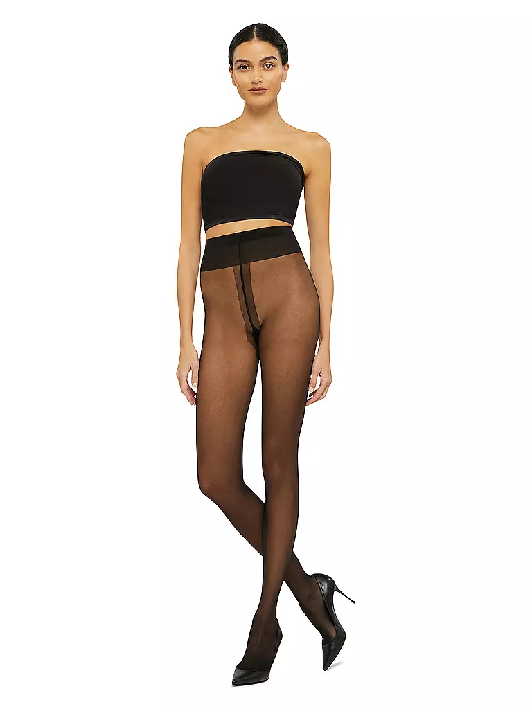 WOLFORD Modestrumpfhose INDIVIDUAL 10 DEN black schwarz