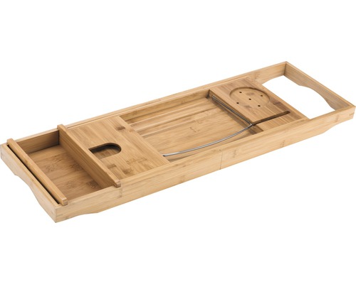 REIKA Bamboe Badbakblad, Verstelbaar van 74,5 - 108,5 cm