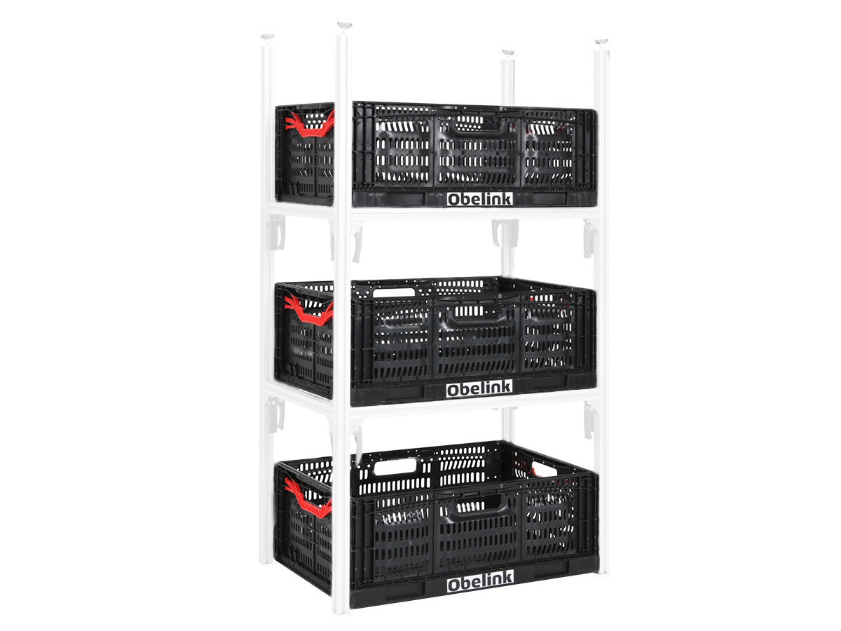 Obelink Camprack opbergboxen - set van 3