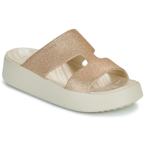 Crocs - Getaway PlatformGlitterH-Strap Beige