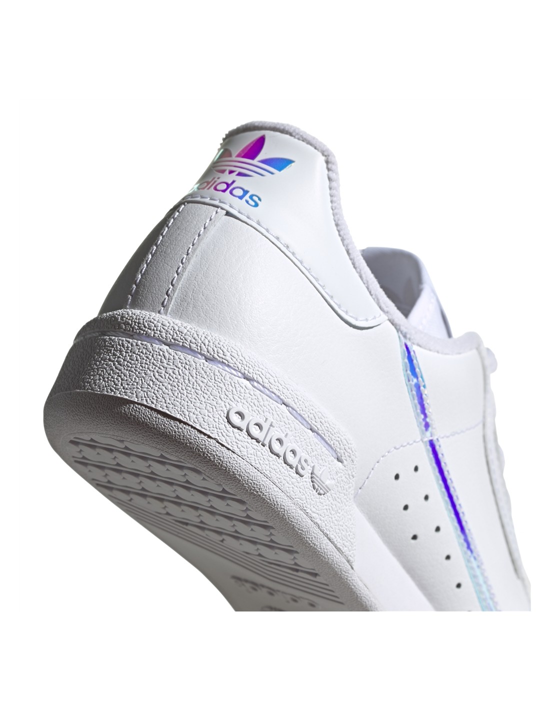 adidas sneakers femme continental 80 j cuir blanc bleu