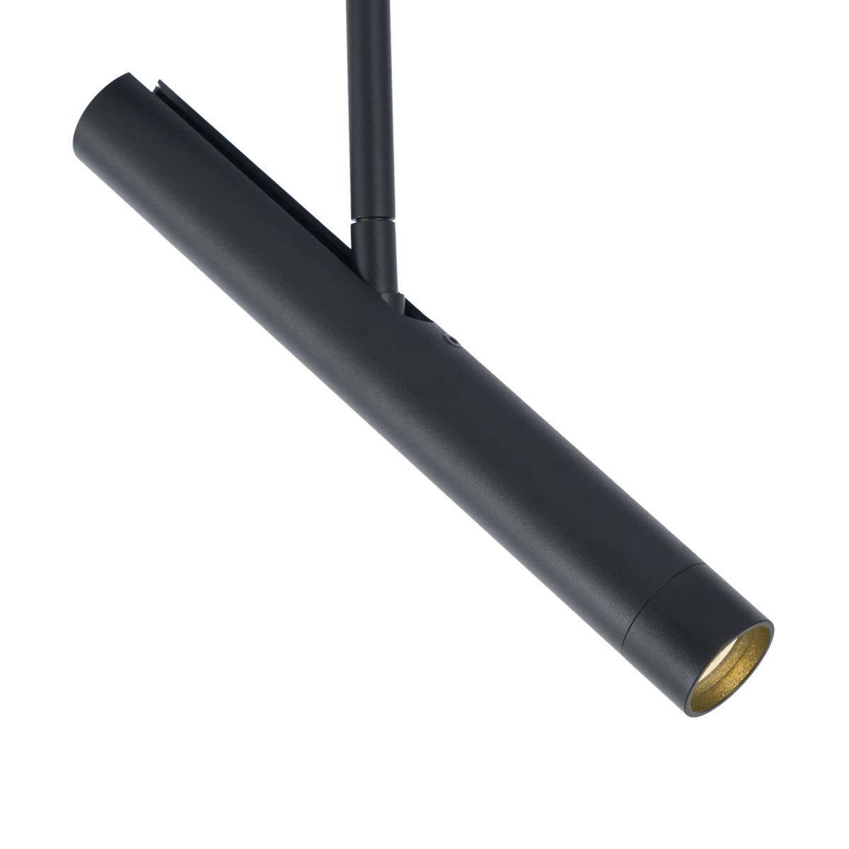 Moderne spot zwart voor railsysteem 1-fase - Slimline Avery