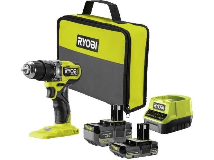 Batteridrevet slagboremaskine RYOBI ONE HP RPD18C1-242S, 18V, 2,0 4,0 Ah Li-ion, 60Nm