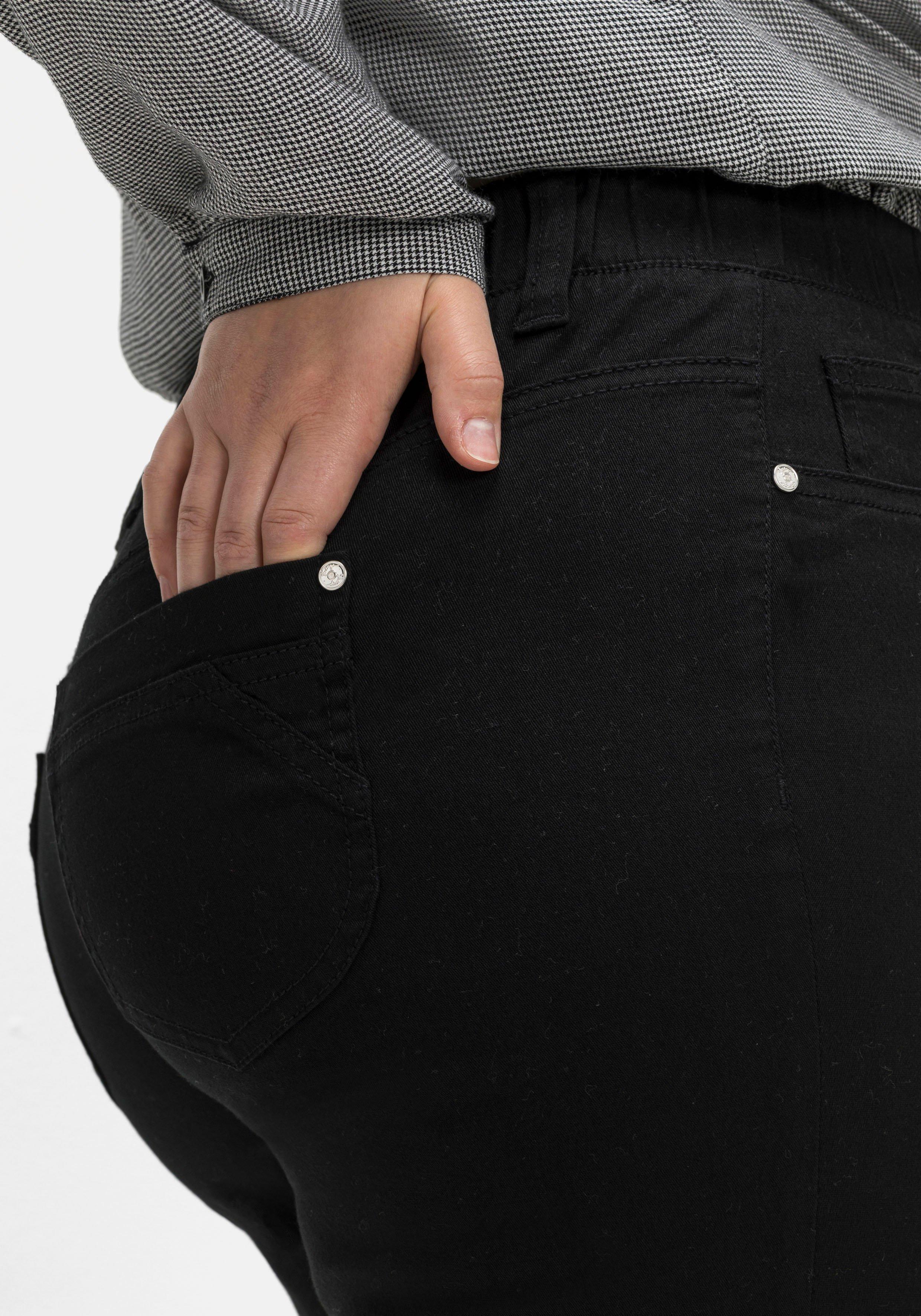 Twillhose mit Schlupfbund, in schmaler Beinform