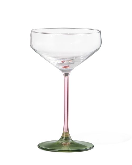 coupe 285ml Tablemates vert avec rose