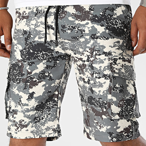 Short Cargo Beige Gris Vert Kaki
