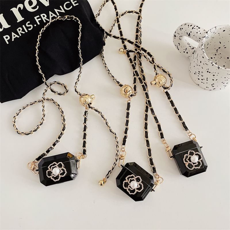 Capritz - Bloemen Lanyard AirPods / Pro Oordopjeshoesje