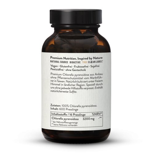 Sunday Natural Products  Chlorella Taiwan Presslinge