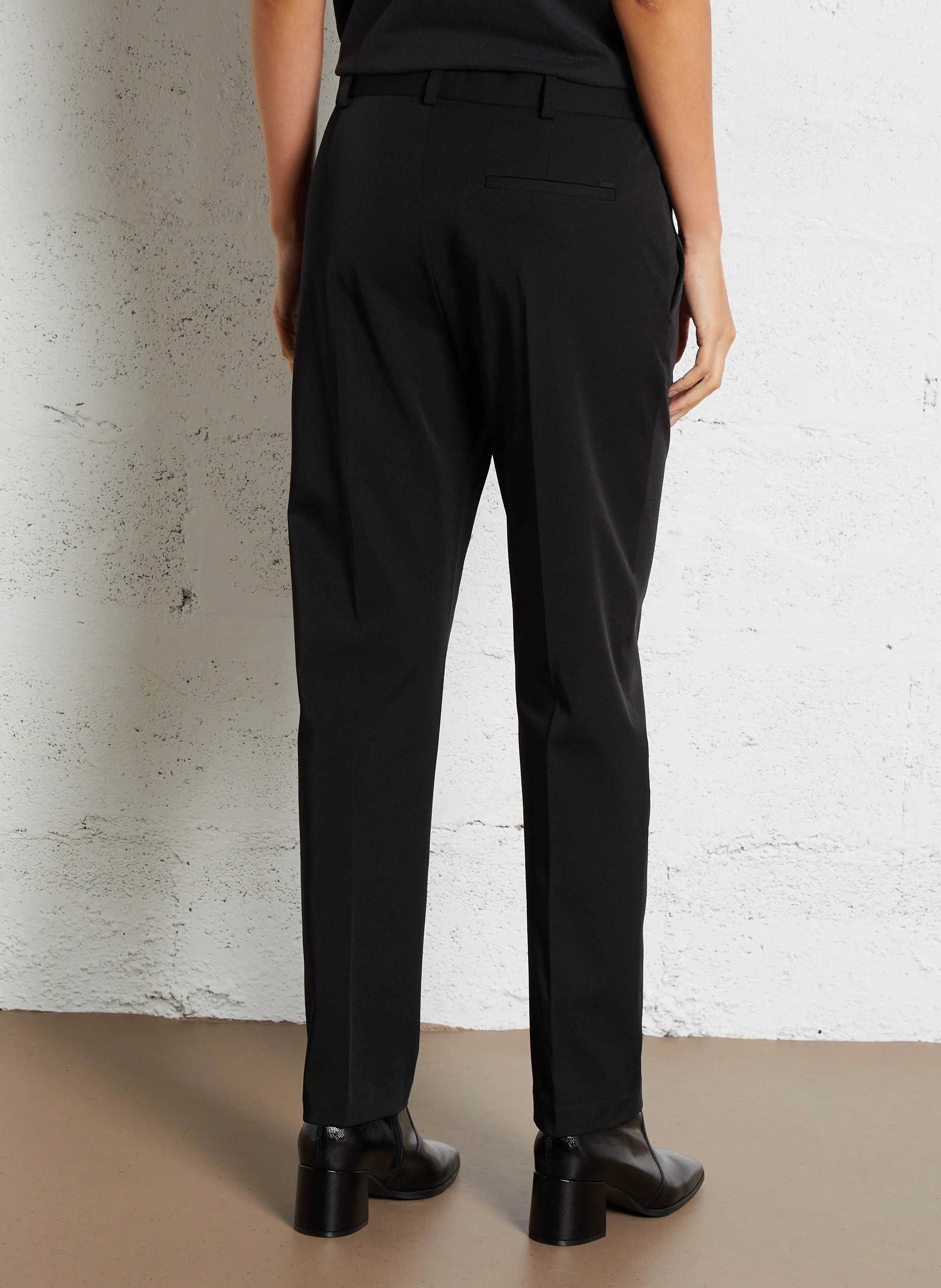 Pantalon à pinces | Noir