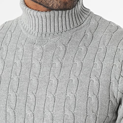 Pull Col Roulé Ryan Structure Gris