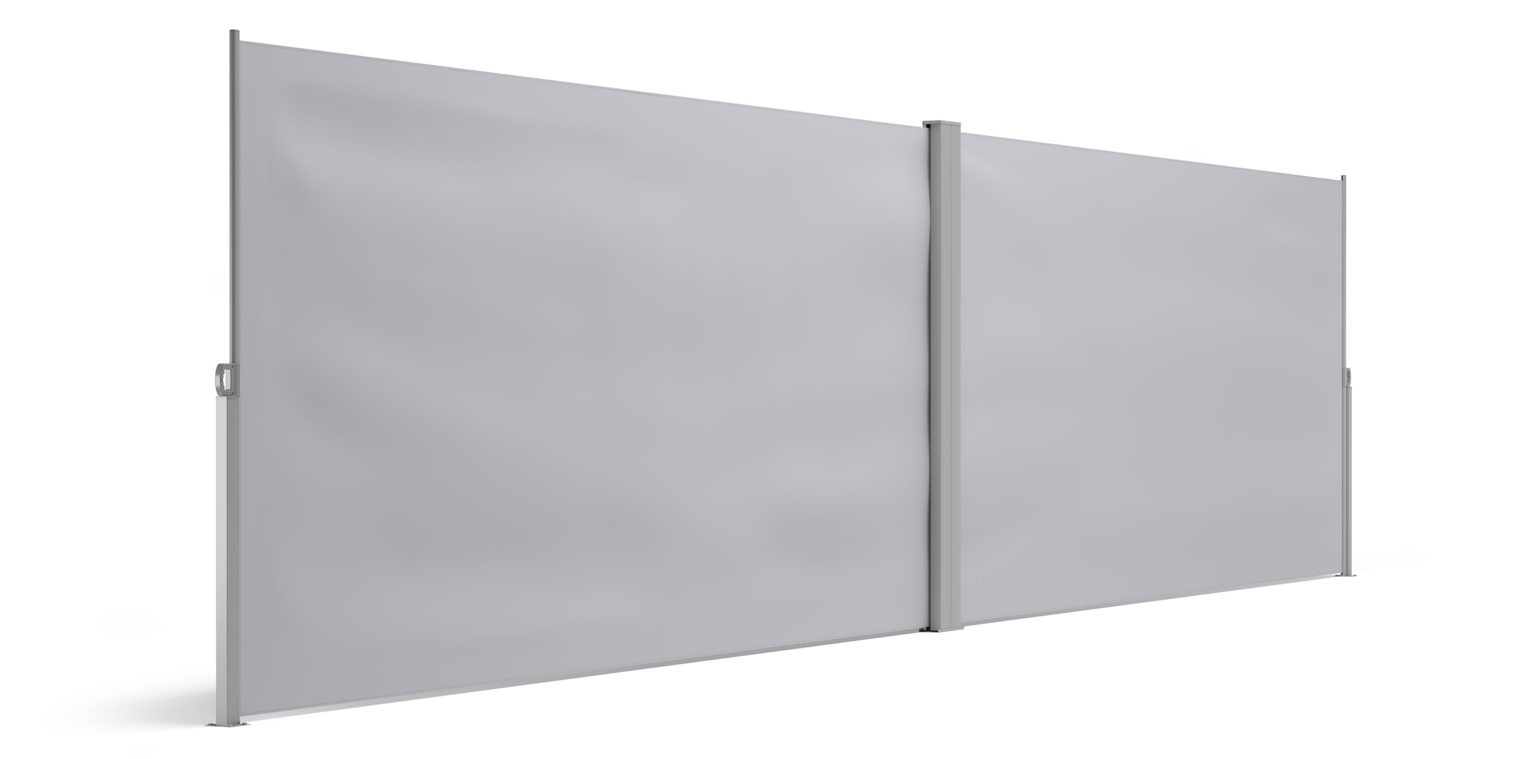 Doppelseitenmarkise 180 x 800 cm grau