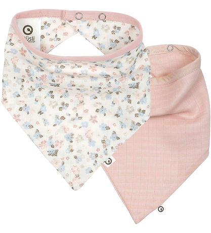 Müsli Lätzchen - Blüte Muslin - 2er-Pack - Spülung Cream/Peony/J