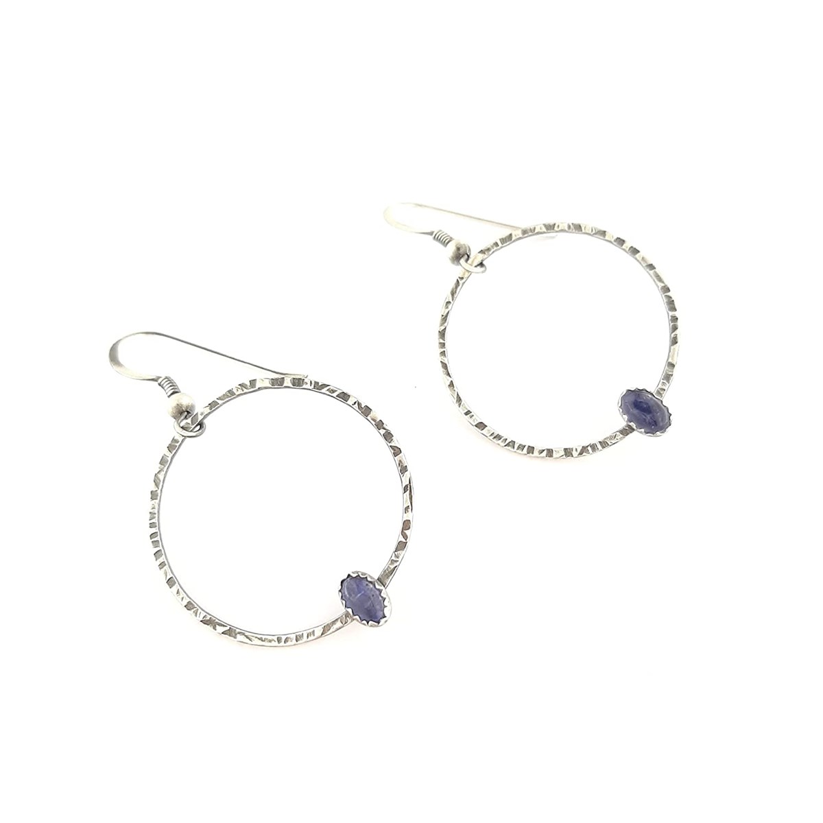 Créoles Axé Iolite Argent 925
