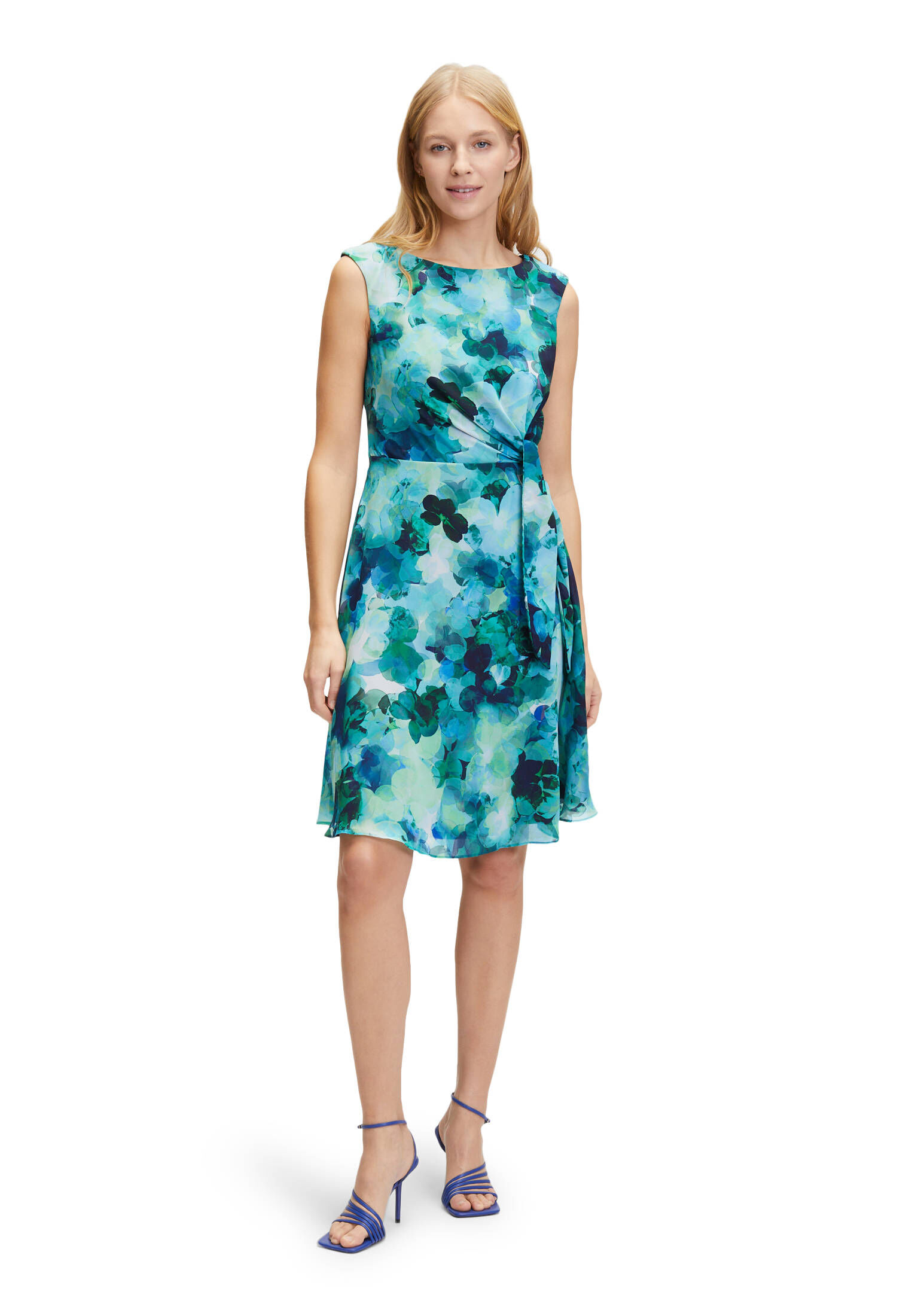 Vera Mont| Damen Cocktailkleid mit Bindegürtel