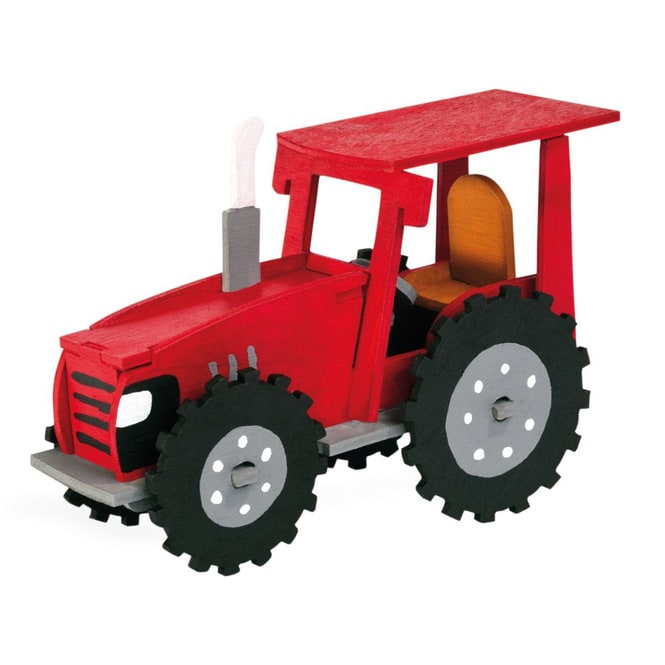 Laubsägevorlage - Traktor