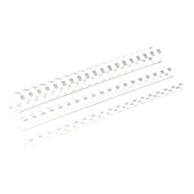 Fellowes - 100 anneaux de reliure en plastique - 10 mm - jusqu'à 55 feuilles - blanc