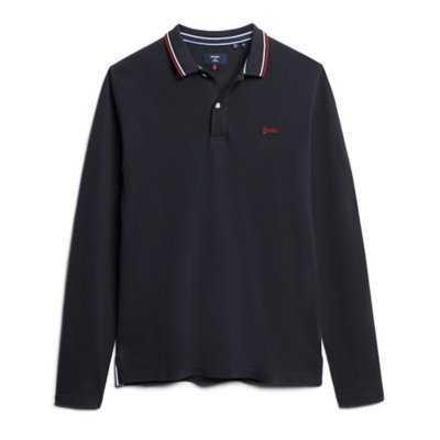 Polo à manches longues homme Vintage Tipped SUPERDRY