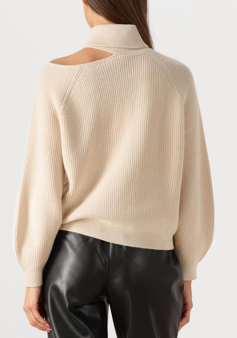beige dante6 trui marenna symmetrical sweater