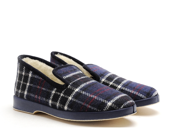 La maison de l espadrille chaussons homme 7672 5 bleu