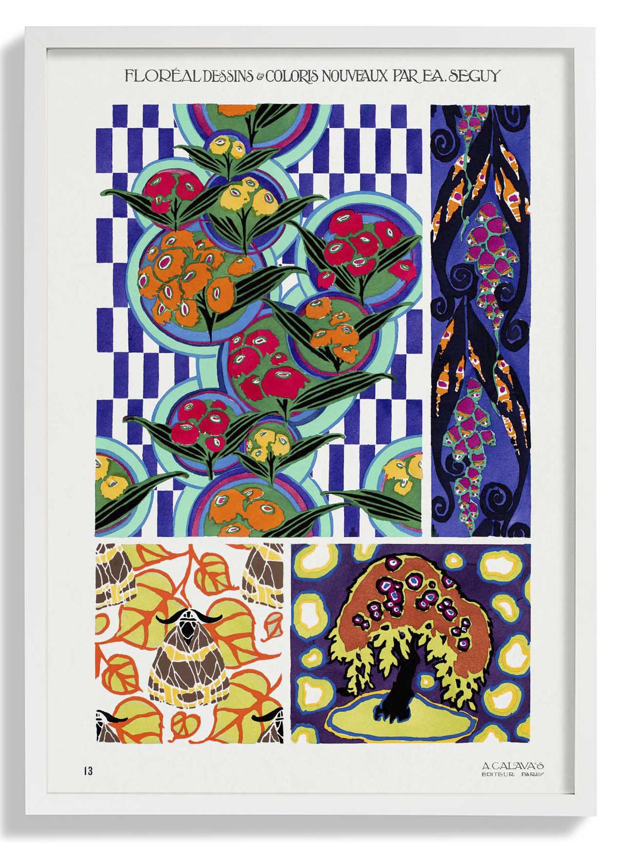 Floréal Dessins Coloris Nouveau Nr 13 von E.A. Séguy