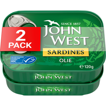 John West Sardines in Olie 2-pack 2x120g