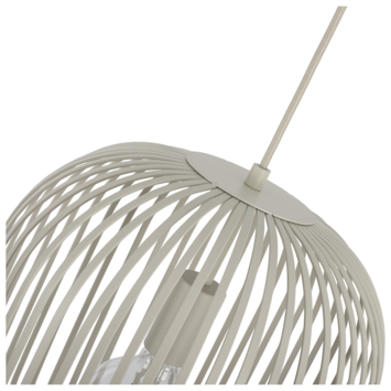 KARWEI hanglamp Charly beige ø30x38cm