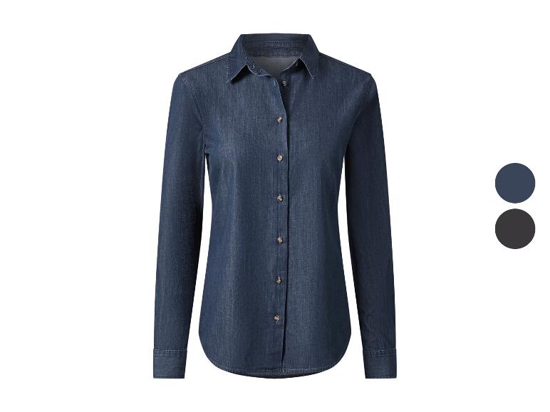 Denim dames blouse