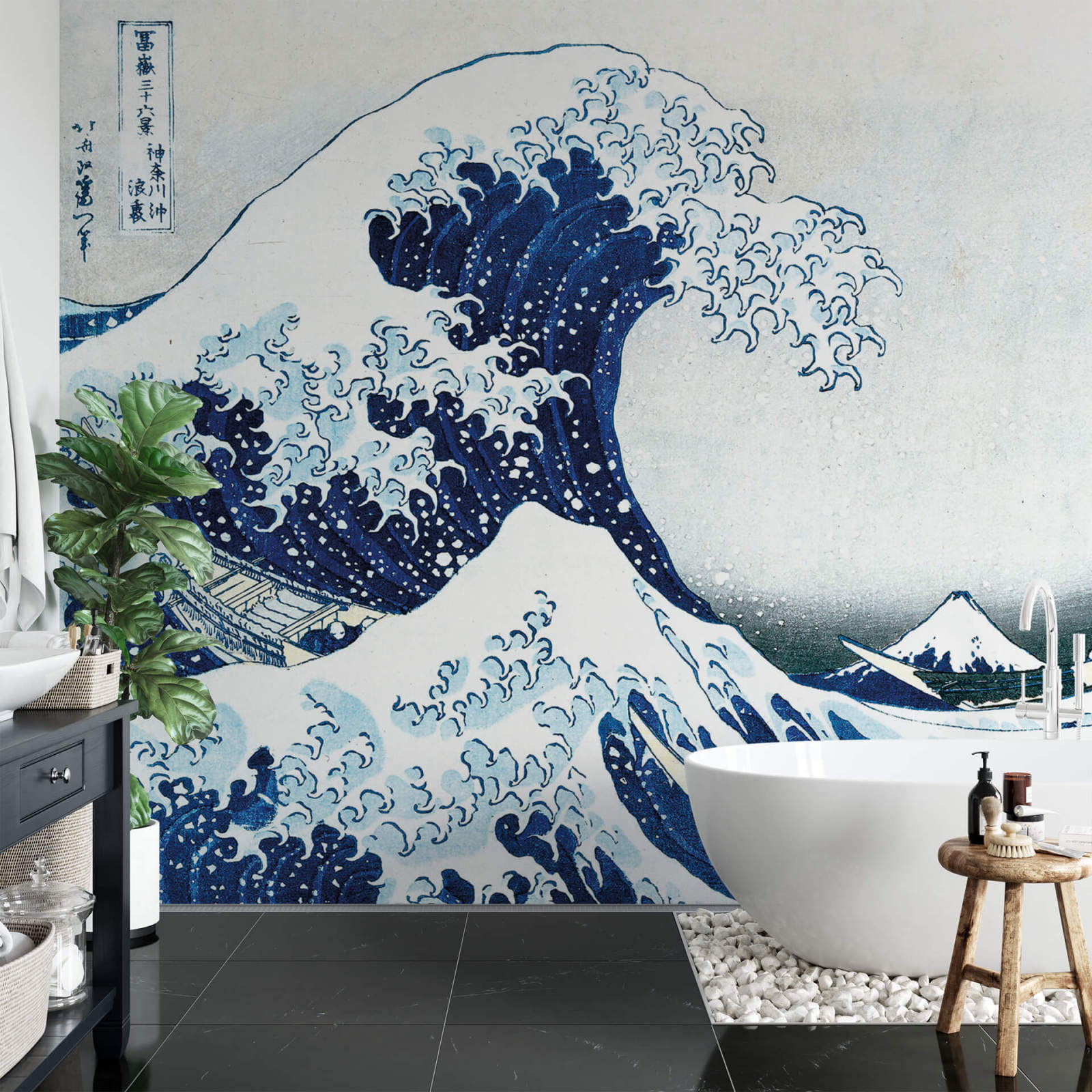 Fototapete DESIGNWALLS 2.0 - blau-weiß - Meer - 2,6 Meter
