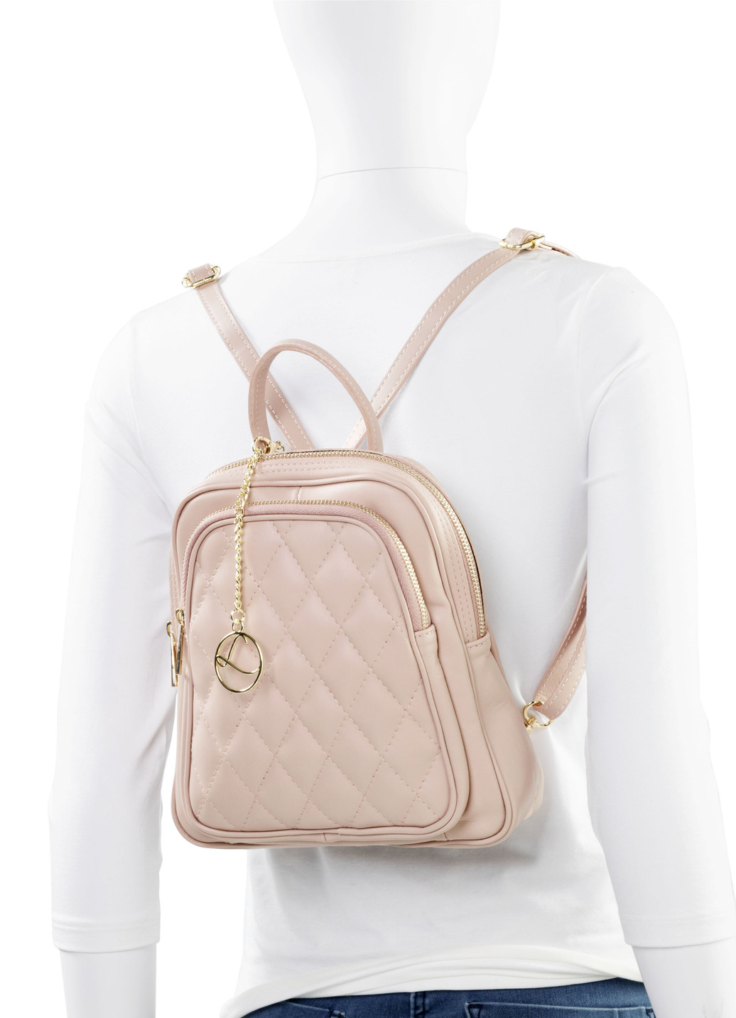Laurina Kalbleder-Rucksack in angesagtem Dessin