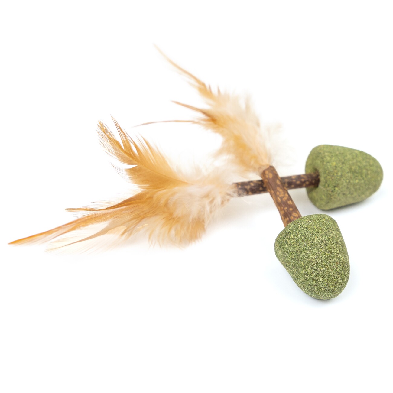 Canadian Cat Company Katzenminze Happen mit Matatabi Sticks & Feder 2 Stk