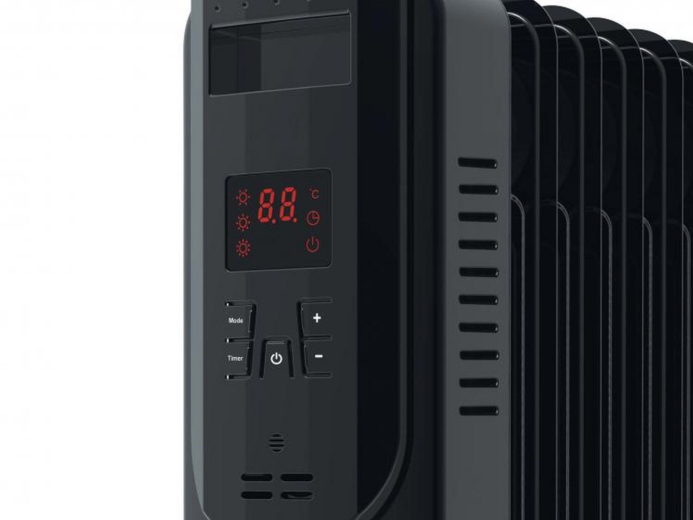 Pur Line Öl Radiator 1500W, 7 Rippen, Thermostat, WLAN